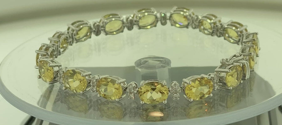 Eternity Bracelet - White Gold