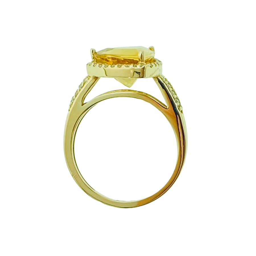 Trillion Ring - Yellow Gold