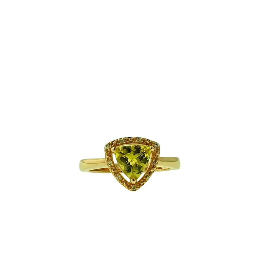Trillion Ring - Rose Gold