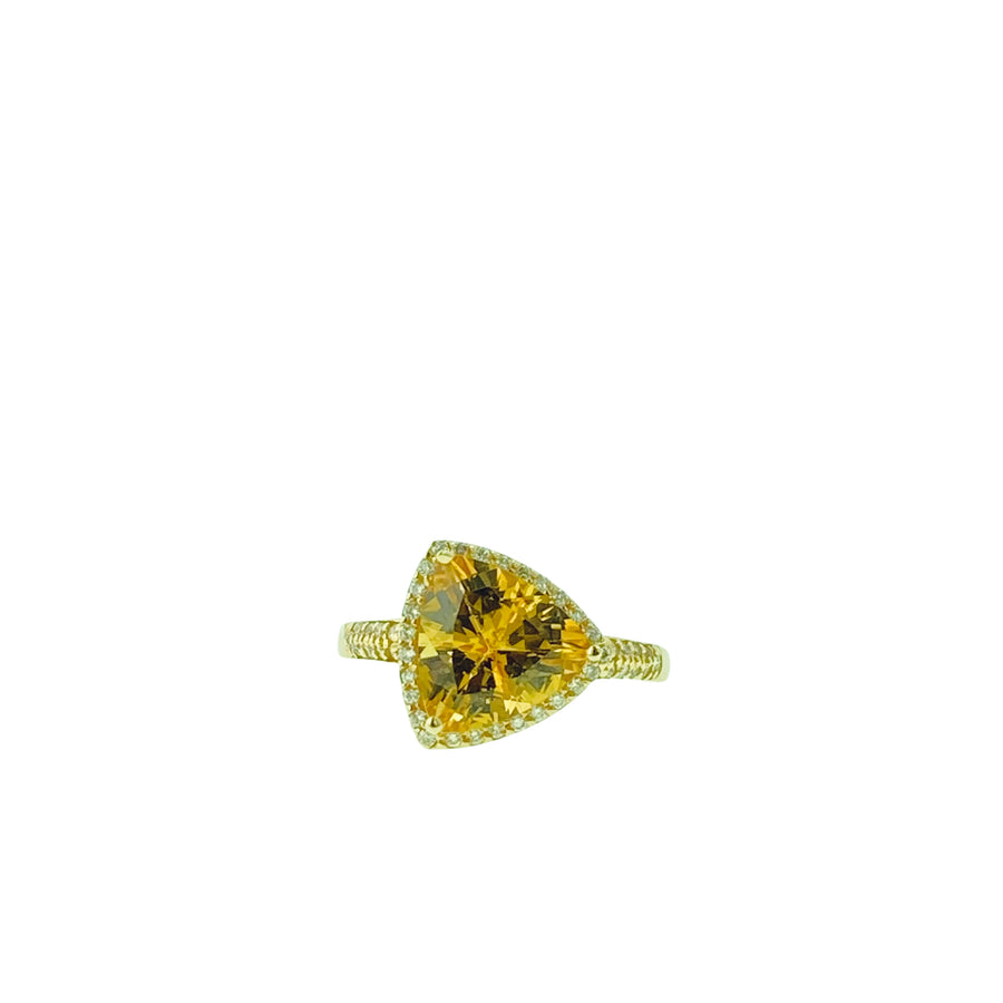 Trillion Ring - Yellow Gold