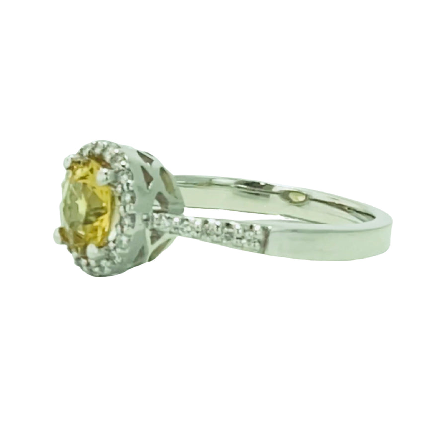 Round Halo Ring