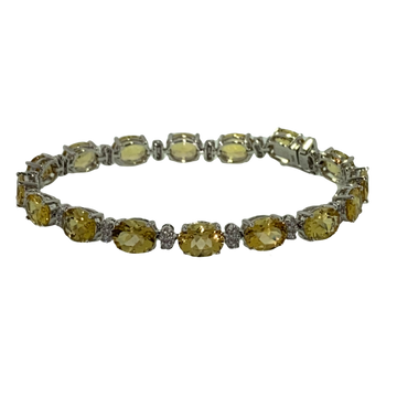 Eternity Bracelet - White Gold