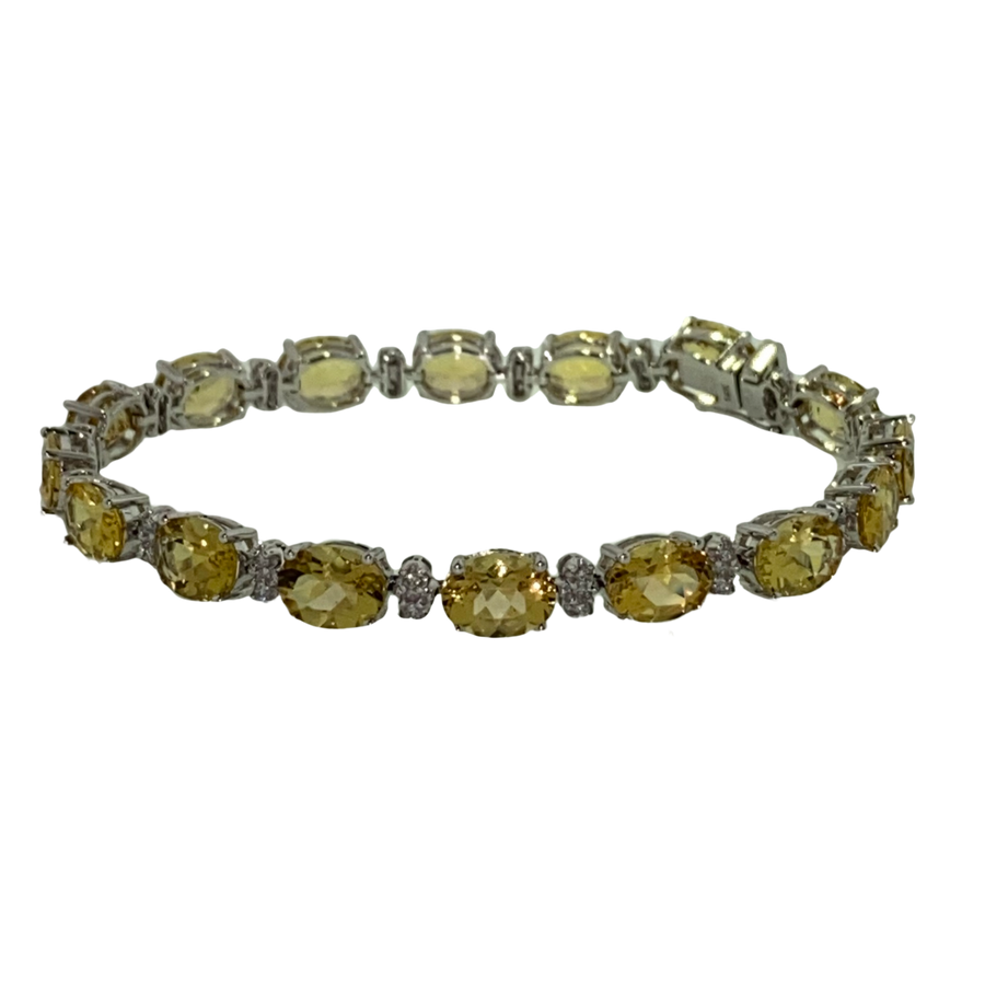 Eternity Bracelet - White Gold